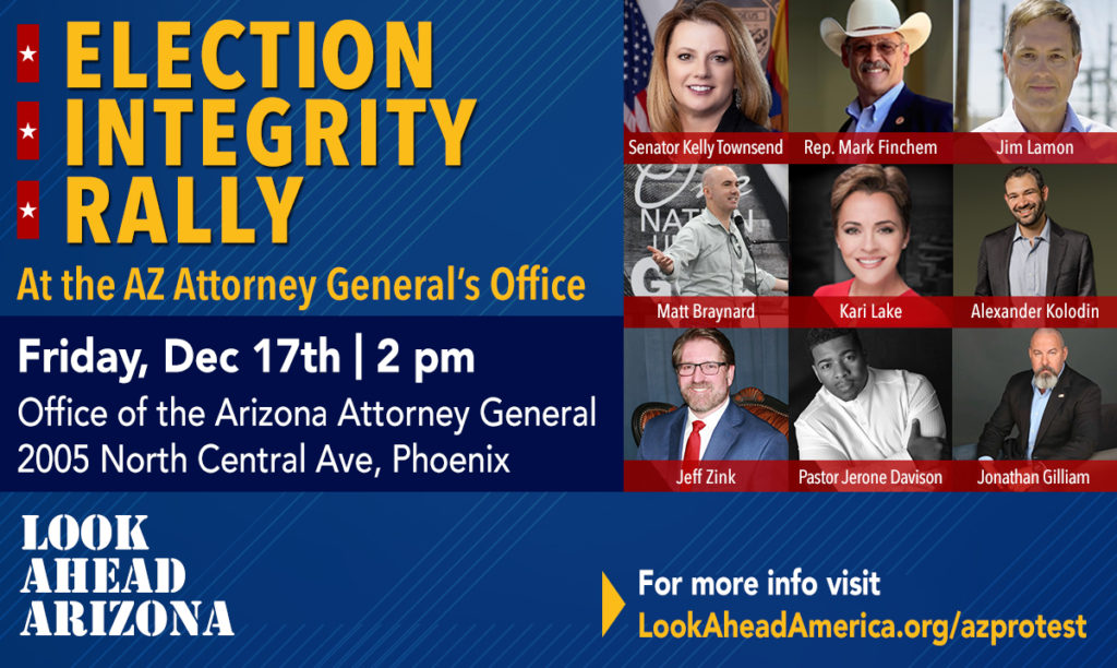 LAA Announces Election Integrity Rally at AZ Attorney General’s Office