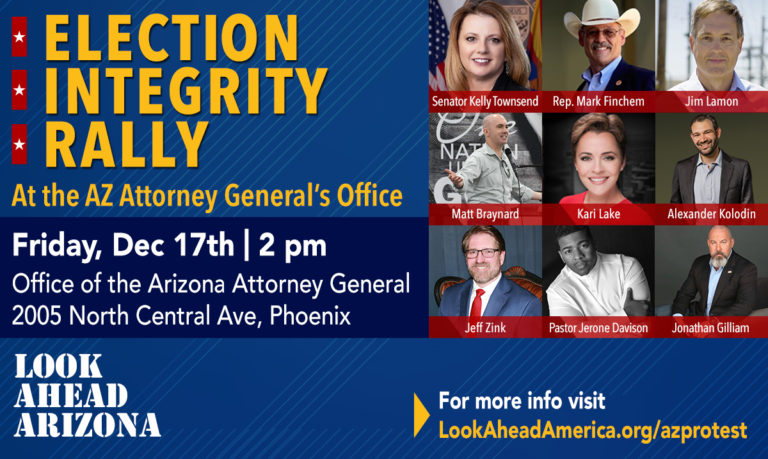 LAA Announces Election Integrity Rally at AZ Attorney General’s Office