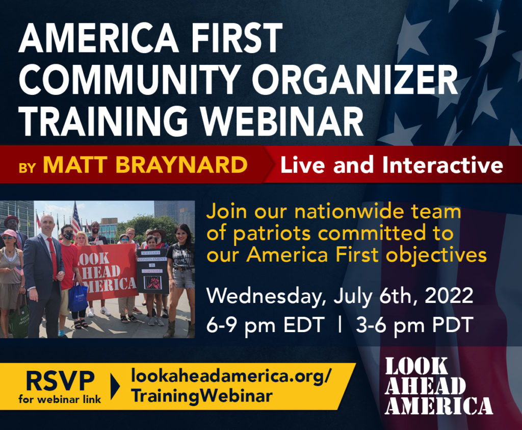 LAA Announces July Community Organizing Webinar with Matt Braynard